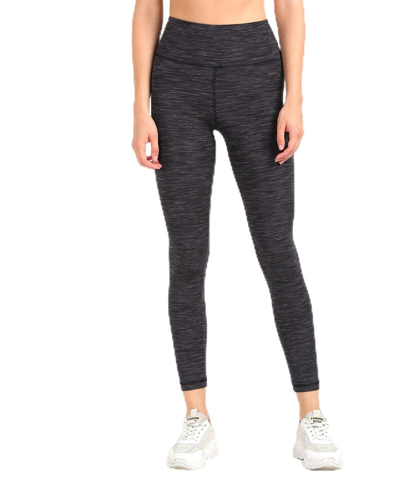 Rock Paper Scissors Women's Skinny Fit Polyester Blend Leggings (ONSWG-TIGHTS-SPACEGREY-S_Space Grey_S) - Image 1