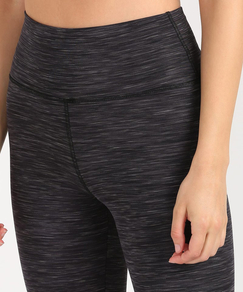 Rock Paper Scissors Women's Skinny Fit Polyester Blend Leggings (ONSWG-TIGHTS-SPACEGREY-S_Space Grey_S) - Image 4