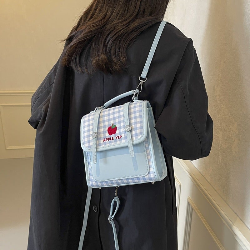 Design Small Backpack Lightweight Multifunctional Crossbody Bag Small Fresh College Style Bag Women'S Bag - Image 3