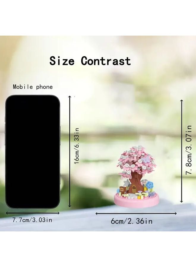 Tree House Building Block Flower Ornament Decoration Model 7395 - Image 4