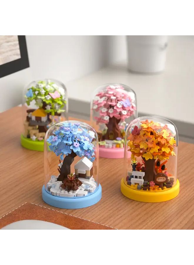 Tree House Building Block Flower Ornament Decoration Model 7395 - Image 2