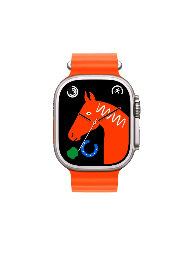 KENNETH SCOTT Kenneth Scott Unisex Multi Color Dial Smart Watch - KS-ULTRA-ORANGE