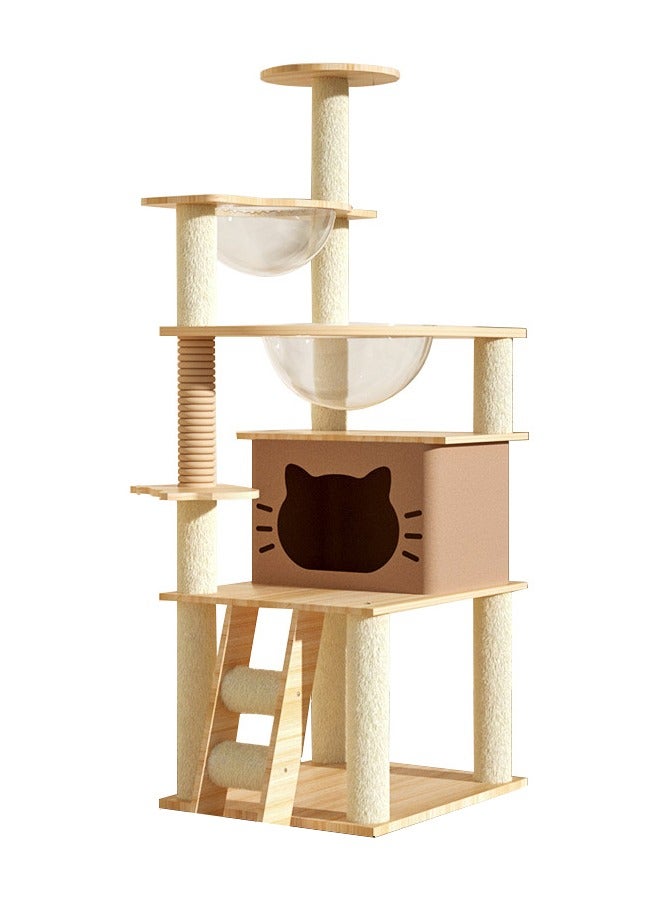 NKX Cat Tree Tower Scratching Post Scratcher Cats Condo House Bed Furniture - Image 1