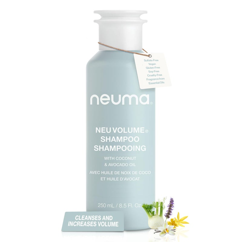 Neuma Neu Volume Shampoo 8.5 Fl. Oz. Fennel, Ylang Ylang, Patchouli, and Vanilla Scent, Sulfate Free Shampoo - Image 1