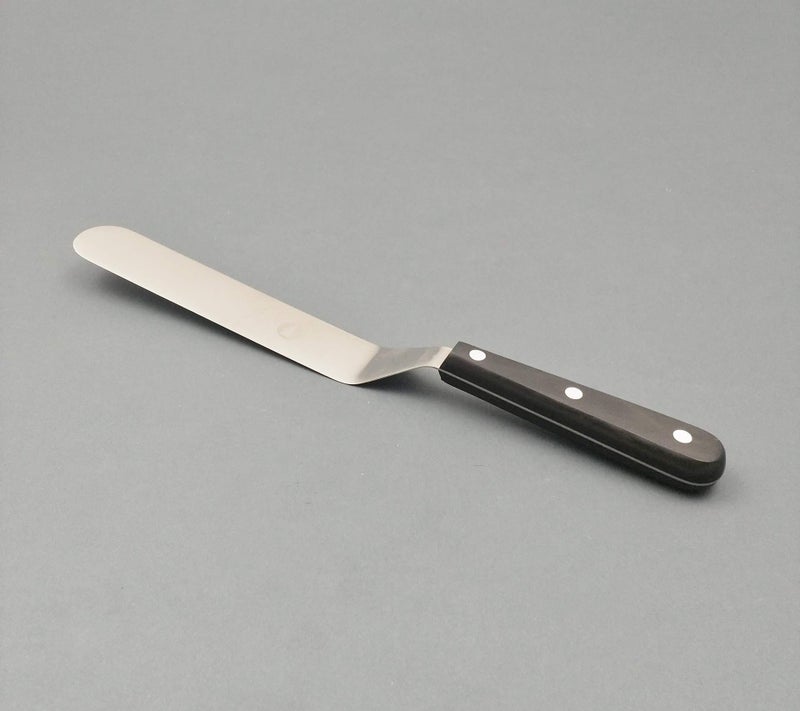 DUE BUOI ICING OFFSET SPATULA - Black Technoplymer Handle - Non-stick Durable. - Image 3