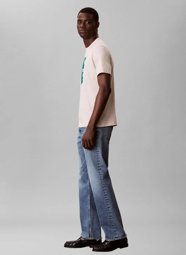 Calvin Klein Jeans  Graphic Crew Neck T-Shirt for Men | Best Price UAE