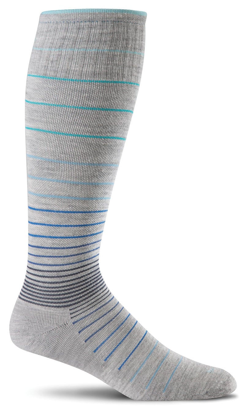 Sockwell Women's Circulator Moderate Graduated Compression Sock, Grey - S/M - Image 1