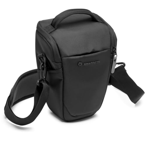Manfrotto Advanced Holster M III Case for Mirrorless Camera with Lens Camera Bag with Tripod Mount and Rain Cover Photography Accessories - Image 1