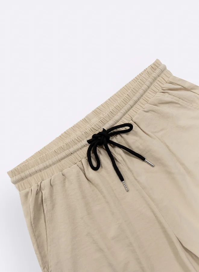 Styli Styli Solid Short Sleeve Shirt and Shorts Co-Ords