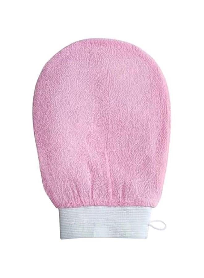 SHOWAY Korean Deep Exfoliating Glove for Body | Exfoliating Body Scrubber for Shower Bath |Body Scrub Gloves for Dead Skin Remover| Exfoliating Mitt Perfect for Wen | Pink - Image 2