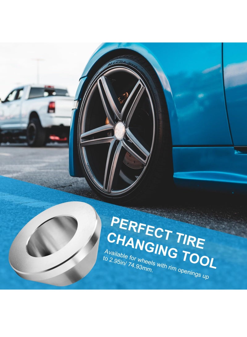 KASTWAVE Manual Tire Changer Centering Cone, Portable Wheel Balancer Hold Down Cone Stable Centering Cone for Hunter Tire Changer for 1.67in Diameter Post Car Truck SUV - Image 5