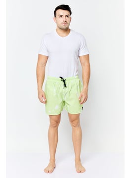 Adidas Men Sportswear Fit Brand Logo Board Shorts, Pulse Lime  - Image 4