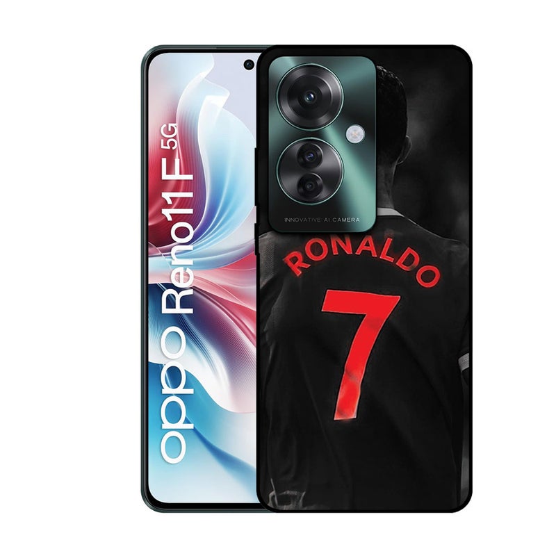 EYE CATCH Printed Protective Case Cover For Oppo Reno 11 F -  Ronaldo Backside - Image 1