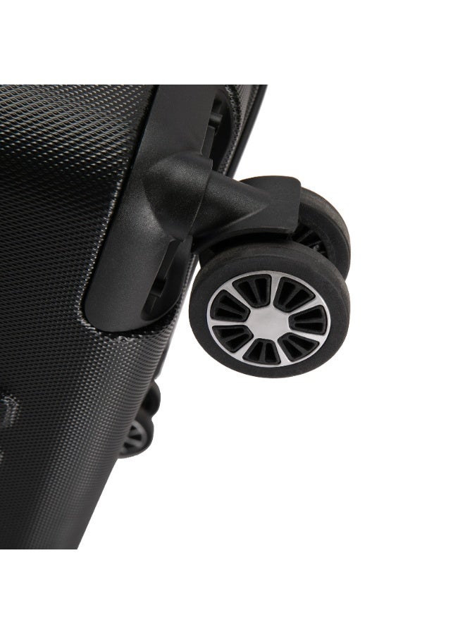 Eagle Express Fusion ABS Hard Trolley Luggage Set - 3 Pieces (20/24/28 Inch) - Black - Free Protective Cover - 1-Year Warranty - Image 5