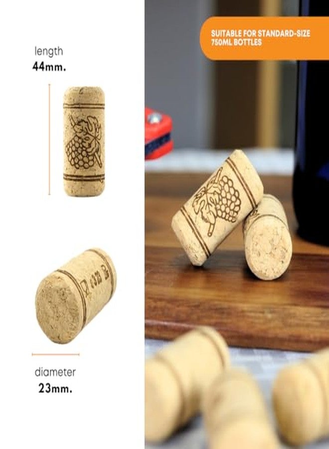 FastRack Bag of 30, 9 Premium Straight Wine Corks for Wine Bottles - 15/16" x 1-3/4" - Beige, Wine Bottle Cork Stoppers, Replacement Corks for Wine Beer Bottles - Image 4