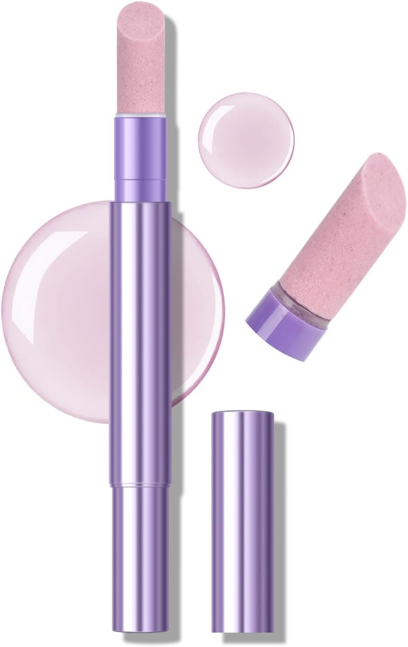 قلم زيت الجلد المحيط KYDA متعدد الوظائف 3 في 1 للعناية بالأظافر قلم مرطب ومضيء مزيل الجلد المحيط مع طرف سيراميكي للأظافر الجافة التالفة 1 قطعة أ