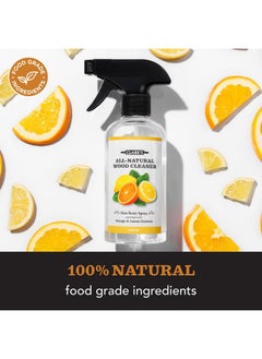 Clark's CLARK'S Natural Cutting Board Spray Cleaner, with Microfiber Cloth, for Wood Countertop - Pure Ingredients Filtered Water, Distilled Vinegar, Castile Soap, Lemon & Orange Citrus Oil Extracts, 12oz  - Image 4