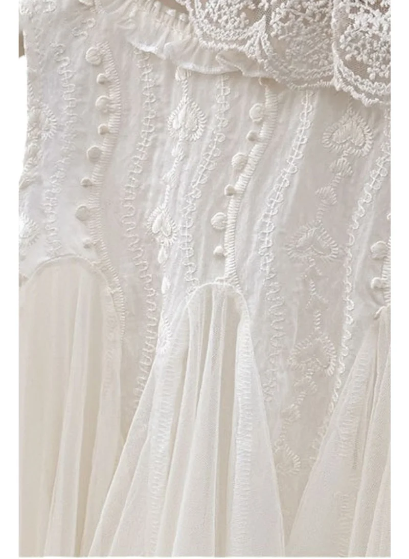 D'Daniela Lace Tulle Dress