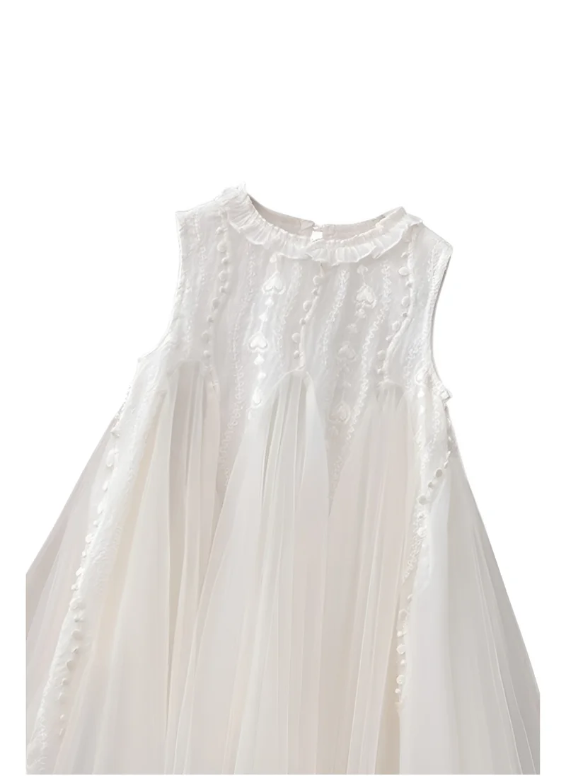 D'Daniela D' Daniela - Vintage Lace Tulle Princess Dress