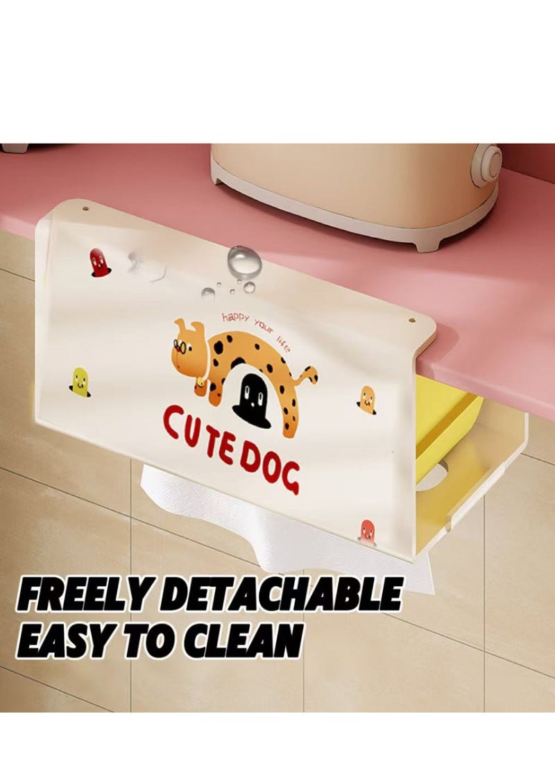 Cute New Multi-Functional Hole-Free Hanging Kitchen Tissue Storage (Varied Styles) - Image 3