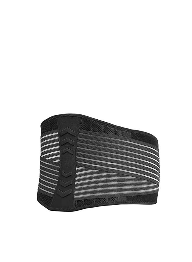 حزام دعم الظهر - دعامة ظهر لدعم أسفل الظهر عند الرفع، آلام الظهر، عرق النسا، الجنف، والانزلاق الغضروفي مع أحزمة دعم قابلة للتعديل - دعامة أسفل الظهر مع وسادة قابلة للإزالة للرجال والنساء - Image 1