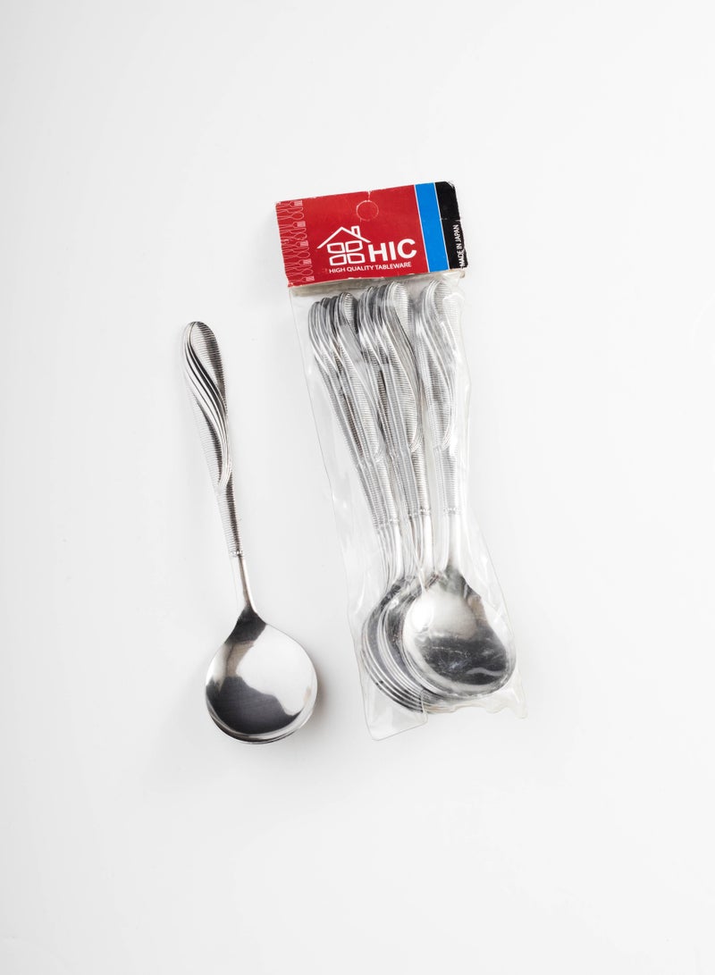 Hic soup spoons Japanese steel 12 pcs