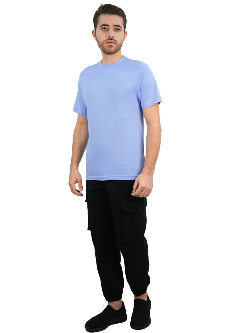 GIORDANO Men's Giordano Cotton Crewneck Slim Fit Tee - Short Sleeve