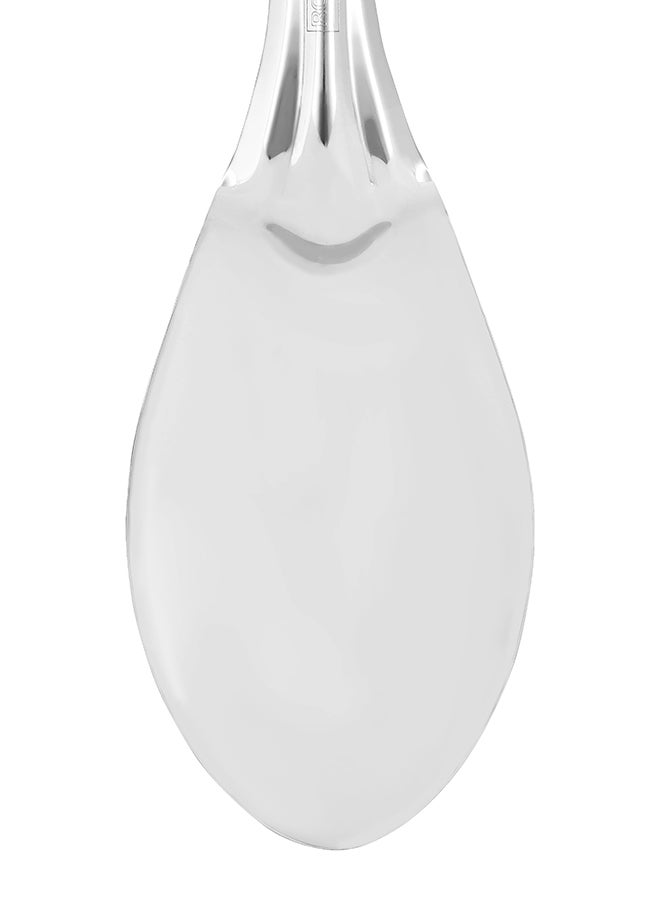 Royalford 25 cm Stainless Steel Rice Spoon- RF11499 Ideal for Cooking and Serving Rice, Food Silver - Image 3