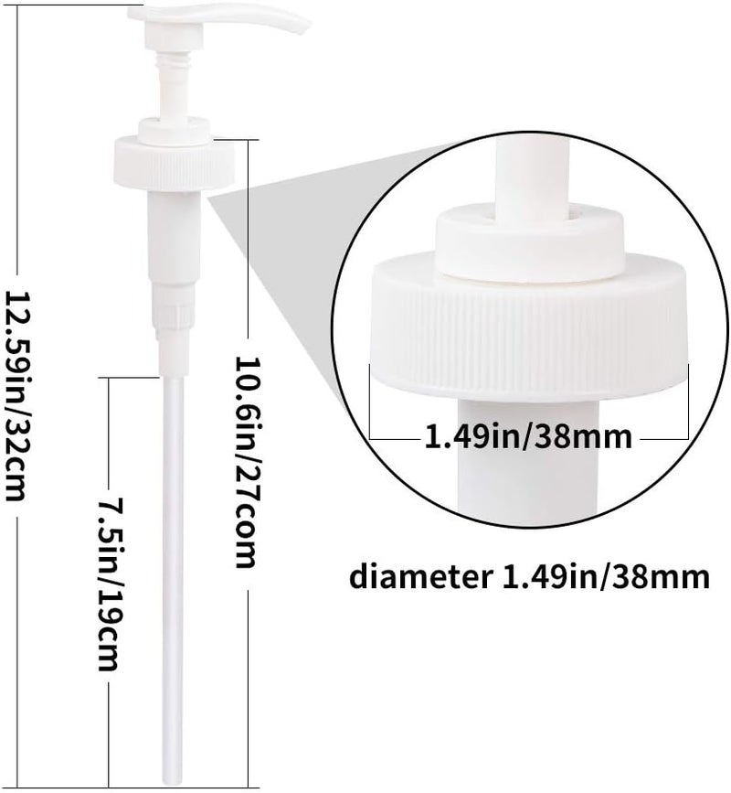 Newflager Gallon Pump Dispenser, Fits Most 1 Gallon Jugs and Containers 38/400 (Pack of 10) - Image 2