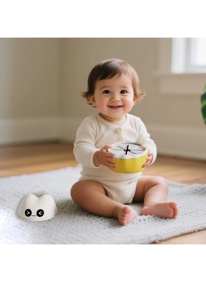 Silicone Baby Feeding Set, BPA-Free – Suction Plate + Cup + Spoon + Fork, Safe for 6 Months+, Perfect for Weaning & Self-Feeding - Image 2