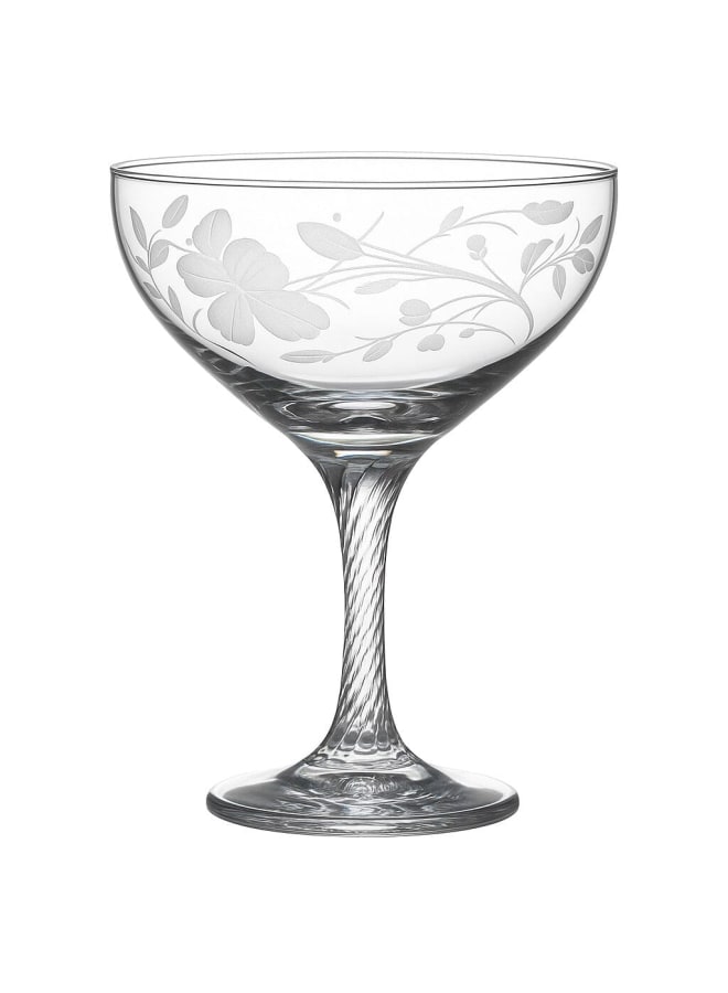 Twist Jelly Glass Set 6 Pcs Clear - 280 clear 280ml
