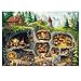 PPuzzling Fantasy Gnome Village Puzzles for Adults 1000 Pieces Funny Forest Underground Gnomes House Art Jigsaw Puzzle Challenging Hard Nature Cave Scene Puzzle - Image 4