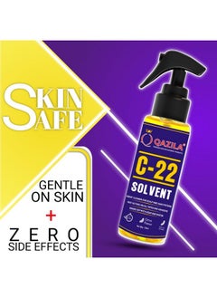 C22 Solvent| Adhesive Remover For Hair Patch & Wigs| Fast-Acting| Citrus Flavour| 4 Oz. (120 Ml) - pzsku/Z1A4F2543CD782245E3ABZ/45/_/1735566910/456f3faf-e768-47b6-9c69-daf7788adb61