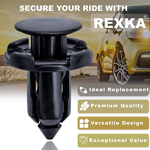 Rexka 30 pcs Front Fender Bumper Engine Cover Push Type Clips for Honda Mitsubishi MR200300 Lancer, Outlander,Eclipse, Eclipse Cross, Galant, Mirage, Montero, Montero Sport, Outlander Sport - Image 4