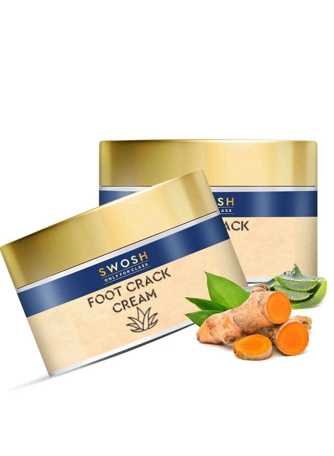 SWOSH Foot Cream For Dry And Cracked Feet 50 G (Pack Of 2) | Foot Crack Remover, Cracked Heel Repair Cream For Winter | Moisturizes And Soothes Feet (100 G) - Image 1