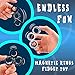 Cevioce 6 PCS Magnetic Ring Fidget Toys SetADHD Anxiety Magnetic Finger Spinner Pack for Teens Adults and KidsCoolest Magnet Stress Relief Toy for 8 Year Old Boys Girls Present - Image 4
