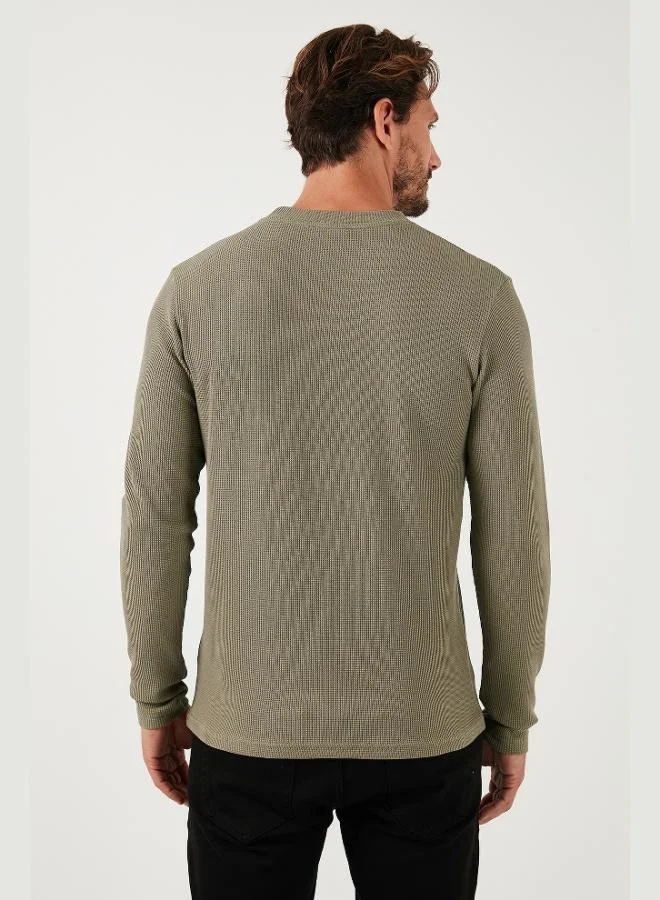 Buratti  Buratti Cotton Crew Neck Slim Fit Basic Sweat Men's SWEAT 5905073 for Men | Best Price UAE