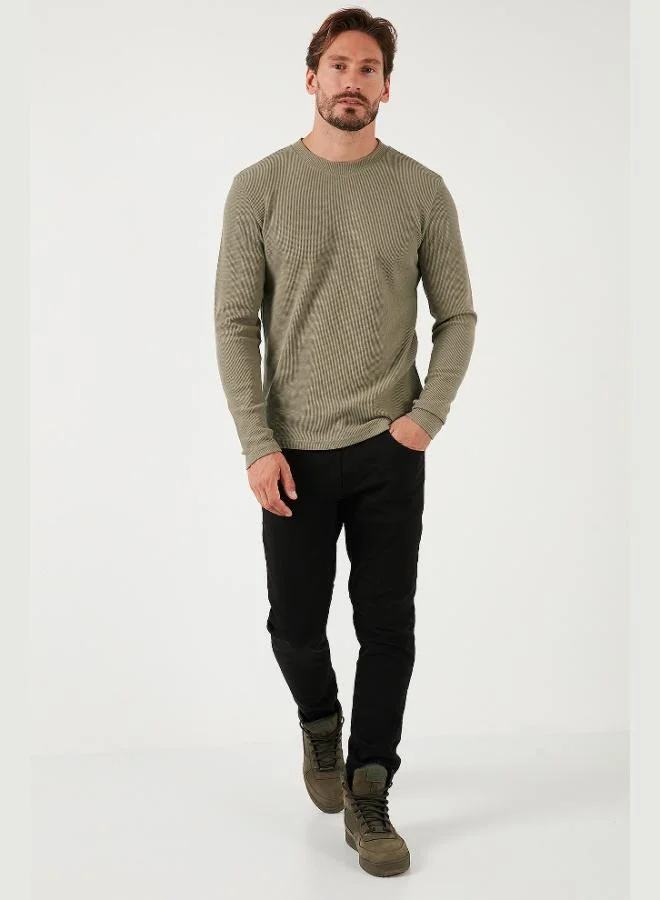 Buratti  Buratti Cotton Crew Neck Slim Fit Basic Sweat Men's SWEAT 5905073 for Men | Best Price UAE