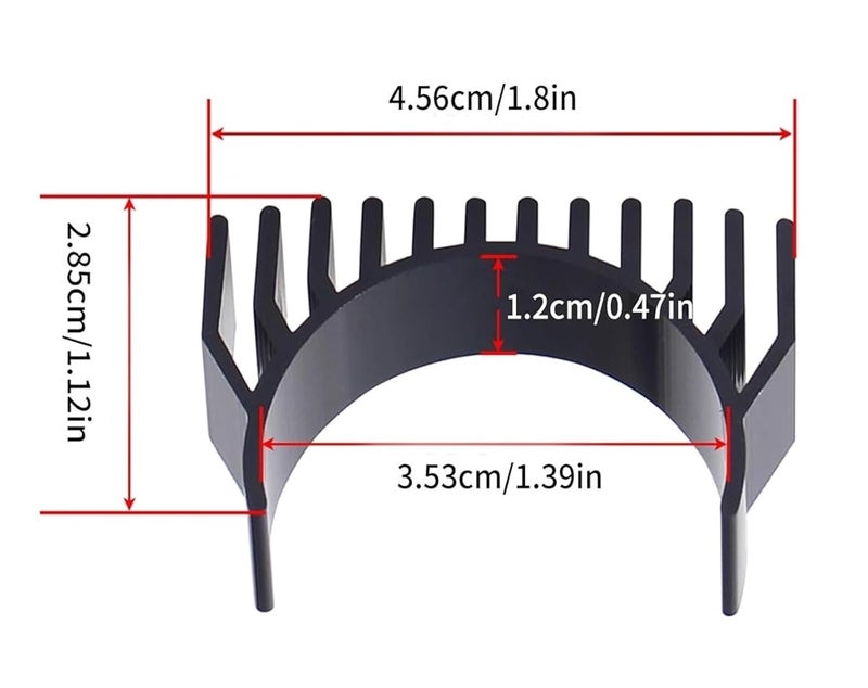 3 قطع من المشتت الحراري لمحركات البثق لمنع ارتفاع درجة الحرارة - Image 3