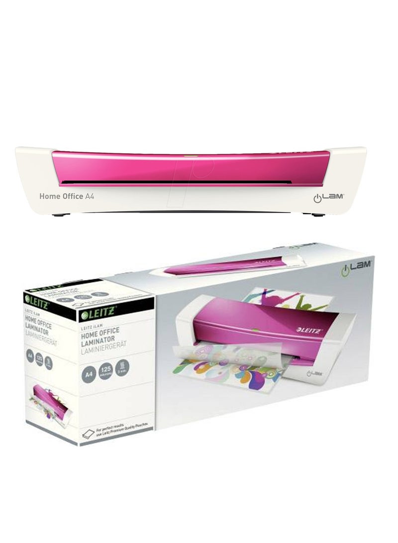 LEITZ A4 Size Ilam Laminator Pink - Image 1