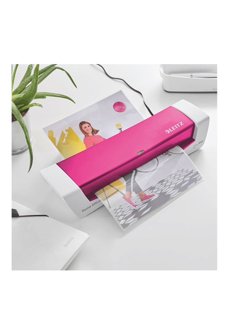LEITZ A4 Size Ilam Laminator Pink - Image 3