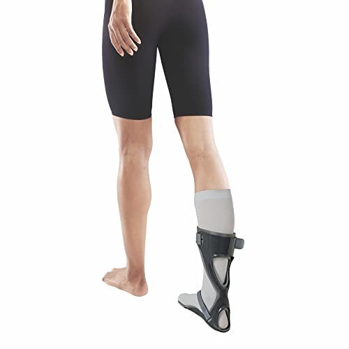 Vissco Foot Drop Splint, Ankle Support for patients suffering from Foot Drop, Prevents Axial Rotation of The Leg And Foot (Right Leg) - Large (Grey) - Image 1