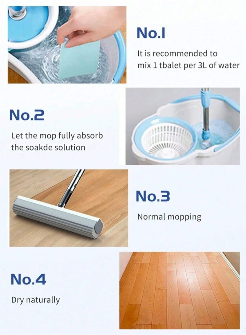 Toilet cleaning sheets with lavender scent – 30 pieces, multi-purpose for cleaning and disinfecting the toilet. Can also be used to polish and clean floors. - Image 5