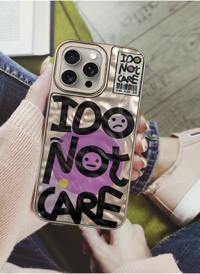 CATANES - iPhone 15 Pro Max Case Cover Letter Phone Case Creative Soft Back New Design Shell Durable and Fashionable Case - Image 1