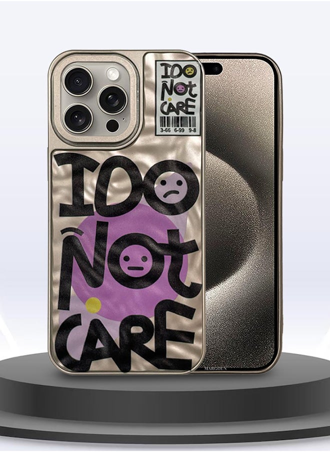 CATANES - iPhone 15 Pro Max Case Cover Letter Phone Case Creative Soft Back New Design Shell Durable and Fashionable Case - Image 1
