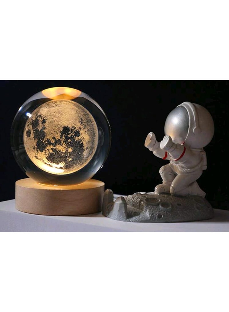 بلورة كريستالية شكل قمر - Image 1