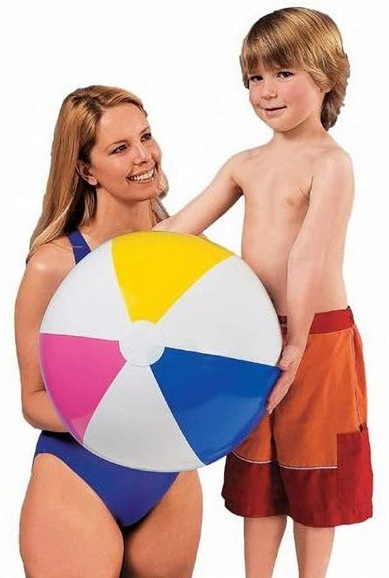 INTEX 24" Inflatable Paradise Panel Colorful Beach Ball - (Set of 2) | 59032EP - Image 5