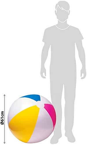INTEX 24" Inflatable Paradise Panel Colorful Beach Ball - (Set of 2) | 59032EP - Image 4