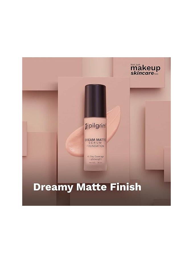 بيلجريم كريم أساس سائل سيروم بيور آيفوري من بيلجريم، غير لامع وبدون مسام، 30 مل | كريم أساس لمكياج الوجه غني بفيتامين C وحمض الهيالورونيك ومستخلص الخيزران | مقاوم للماء، تغطية طوال اليوم | جميع أنواع البشرة - Image 2