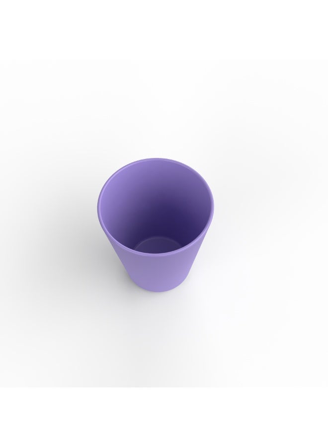 EasyGO Easy-Go Set of Reusable Plastic Cup ( 6 cups ) 280ml BPA Free PP – Microwave, Freezer & Dishwasher Safe - Lavender - Image 3